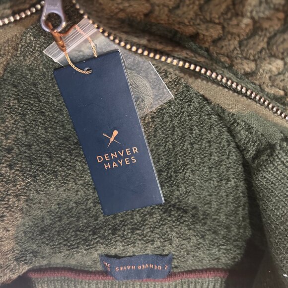 Denver Hayes Academia Chunky Fisherman Knit Sweater Sz 3XL Green Heritage Cozy - Picture 5 of 9